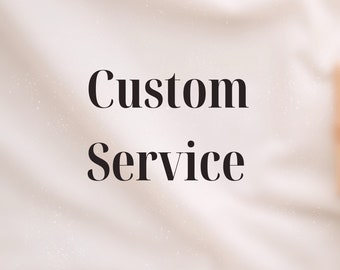 Servizio personalizzato: si prega di informarsi prima di effettuare l'ordine.