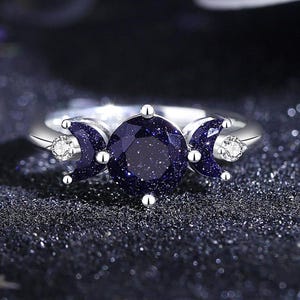 925 Sterling Silver Orion Nebula Ring for Women, Couples Rings, Matching Promise Couple Rings for Her, Wedding Ring.