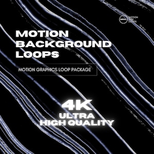 4K Motion Graphics VJ-loops: betoverende beelden (digitale download)