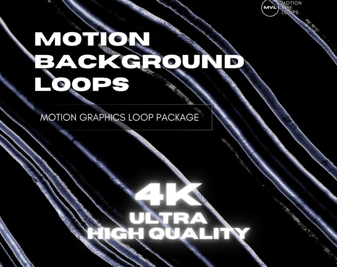 4K Motion Graphics VJ Loops: Mesmerizing Visuals (Digital Download)