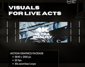 4K VJ Loops: Vibrant Motion Graphics for Live Events (Digital Download)
