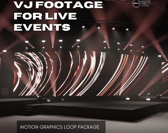 Urban Motion Graphics Loops: 4K Animated VJ Visuals (Digital Download)