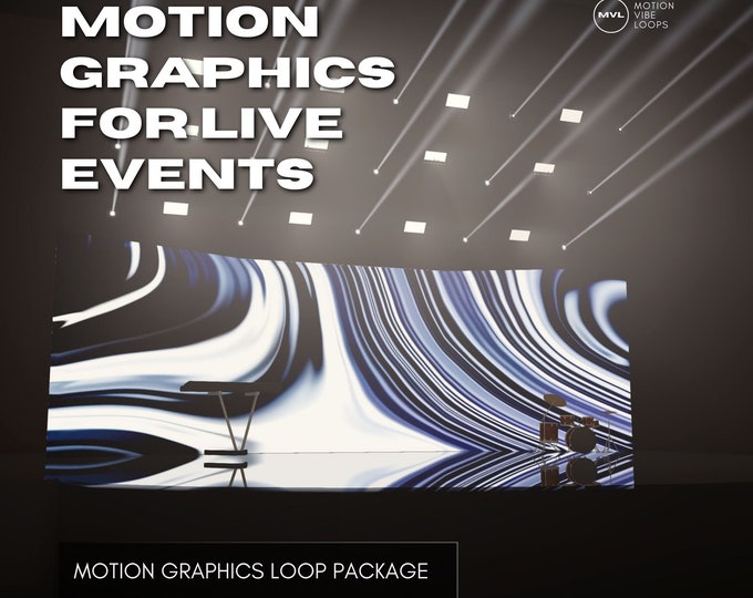 Liquid 4K Motion Graphics Loops: Mesmerizing Digital Backgrounds (Digital Download)
