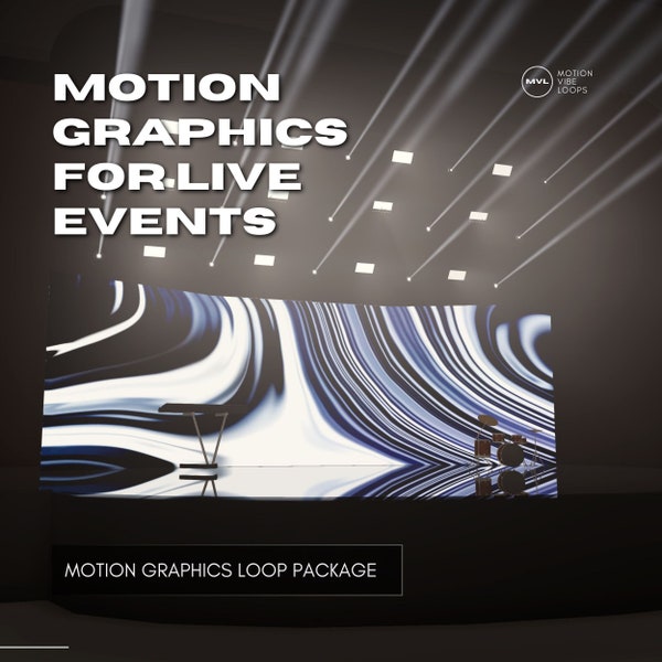 Liquid 4K Loops - Three Mesmerizing Motion Graphics as Digital Background, Desktop or Events, 4K VJ Loop Background, LED Walls & Projections