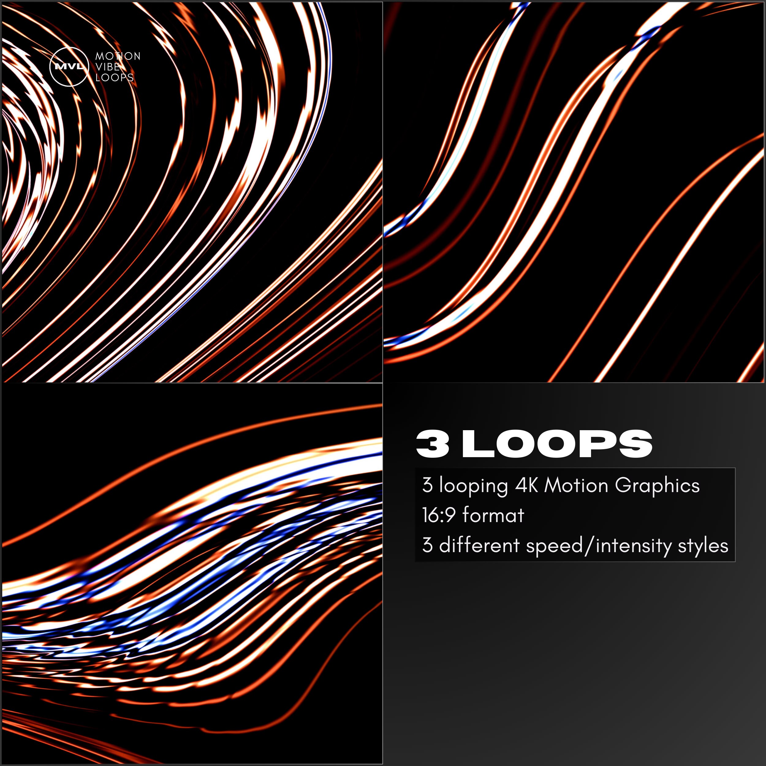 Urban Motion Graphics Loops 4K Animated VJ Visuals digital Download 