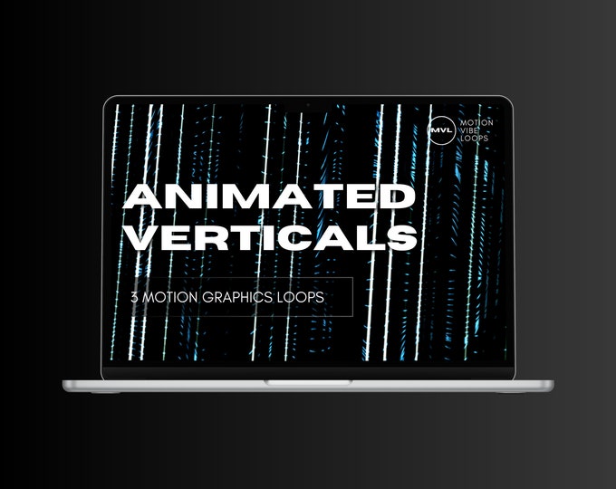 Abstract Aqua Linear 4K VJ Loops: Motion Graphics for DJs (Digital Download)