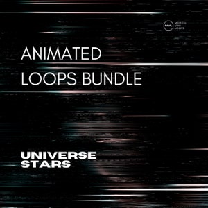 4K Motion Graphics Pack  - VJ Loop Bundle - Dynamic Universe Stars, Abstract Sky Background, High-Impact VJ Backgrounds