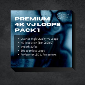 MASSIVE VJ Loops Pack - Over 65+ Motion Graphics for Live Events and Concerts. Perfect for Led Walls & Projections
