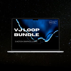 Three Blue Water Motion Graphics Loops - Liquid Water Background - Seamless Blue Water Visual, Liquid Flow Animations, Perfect for DJs & VJs