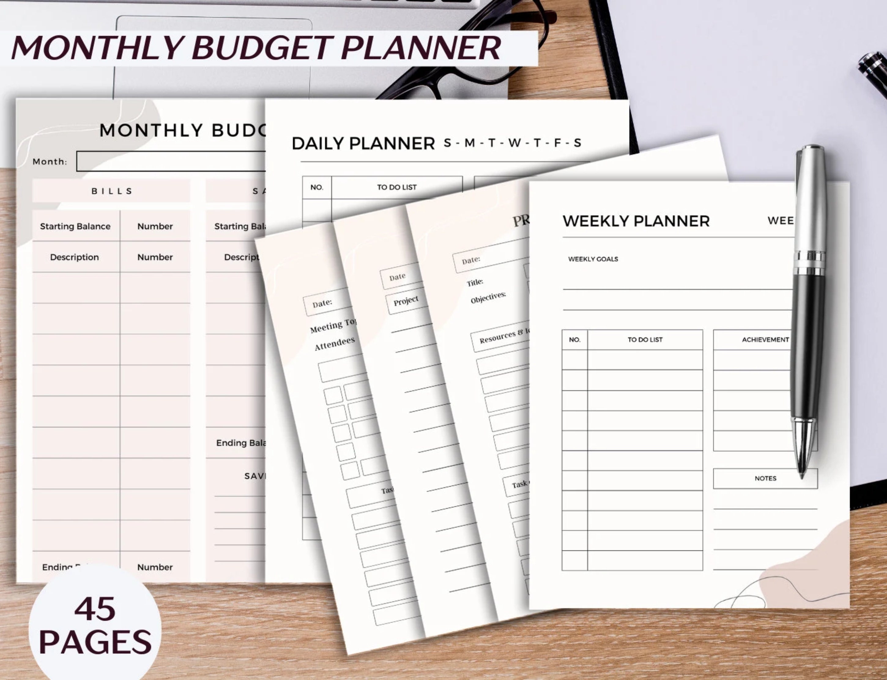 Ultimate Budget Planner Printable PDF: Take Control of Your Finances ...
