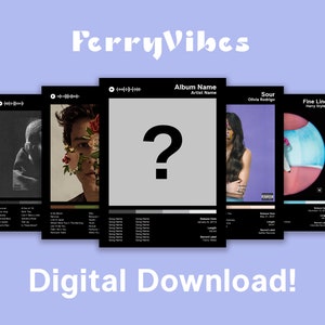 Choose Your Own Album Poster - Custom Poster - Digital Album Poster - Album Cover Poster - Album Cover Print - Music Poster