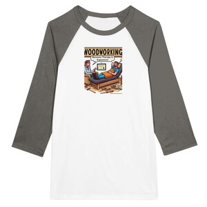 Unisex 3/4 sleeve Raglan T-shirt