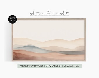 Frame TV Art | Samsung Frame | Minimalist art | Pastel artwork | Landscape painting | Abstract art | Oil painting