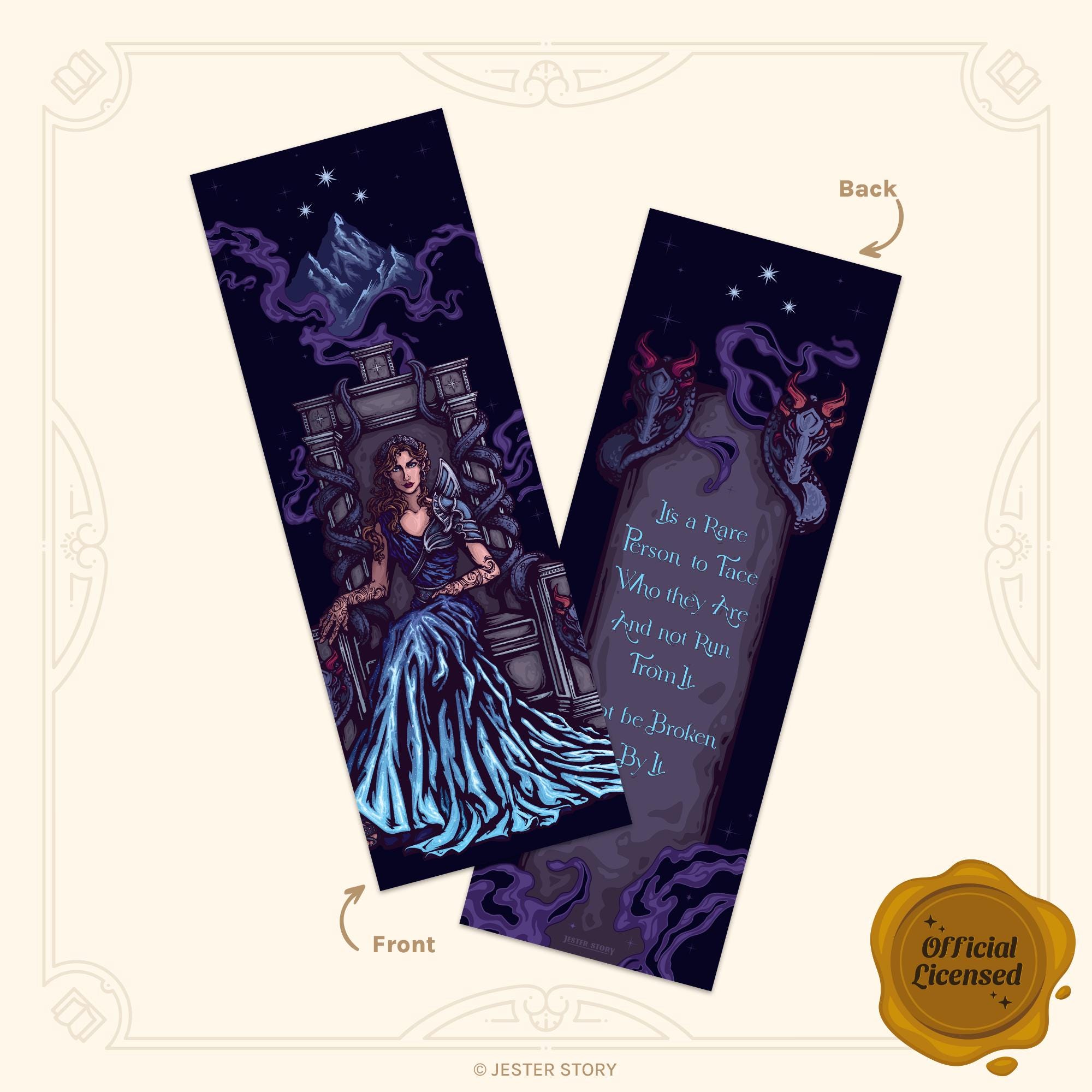 Ruination Bookmark Official Licensed - High Lady of Nights and Dreams - A Court of Wings ...
