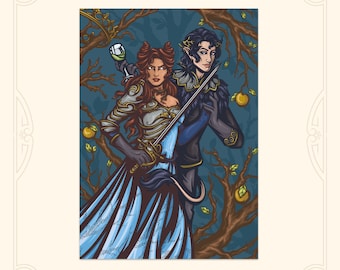 Dancing with the Enemy - The Cruel Prince Art Print