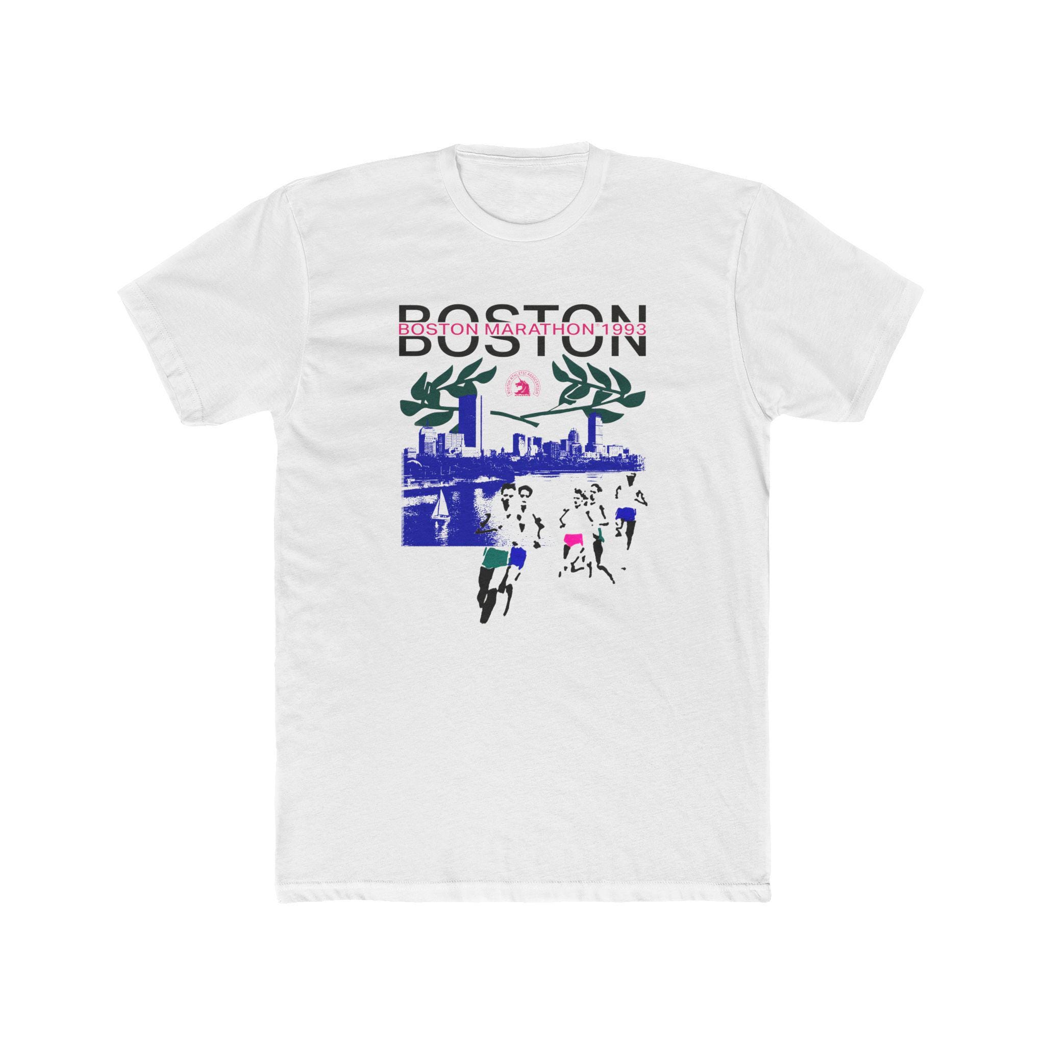 Boston marathon shirt - Etsy 日本
