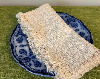 Mountain Weavers 100% Woven Cotton Napkins, Set of 4, Brand New