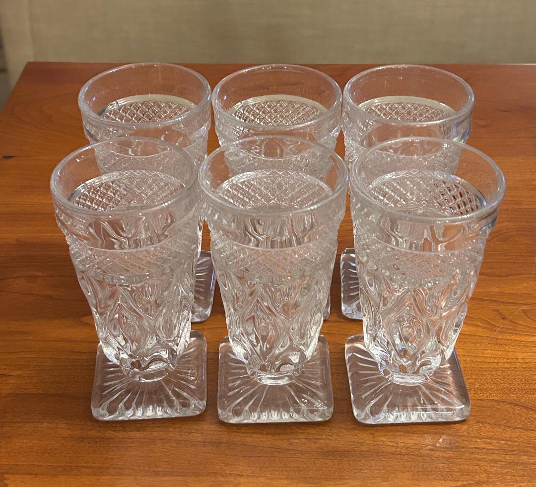Vintage Imperial Glass Cape Cod Iced Tea Glasses, Set of 6 - Etsy