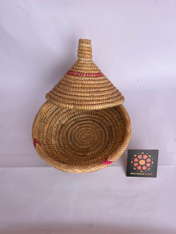 手作りのモロッコ風タジンバスケット - Etsy 日本