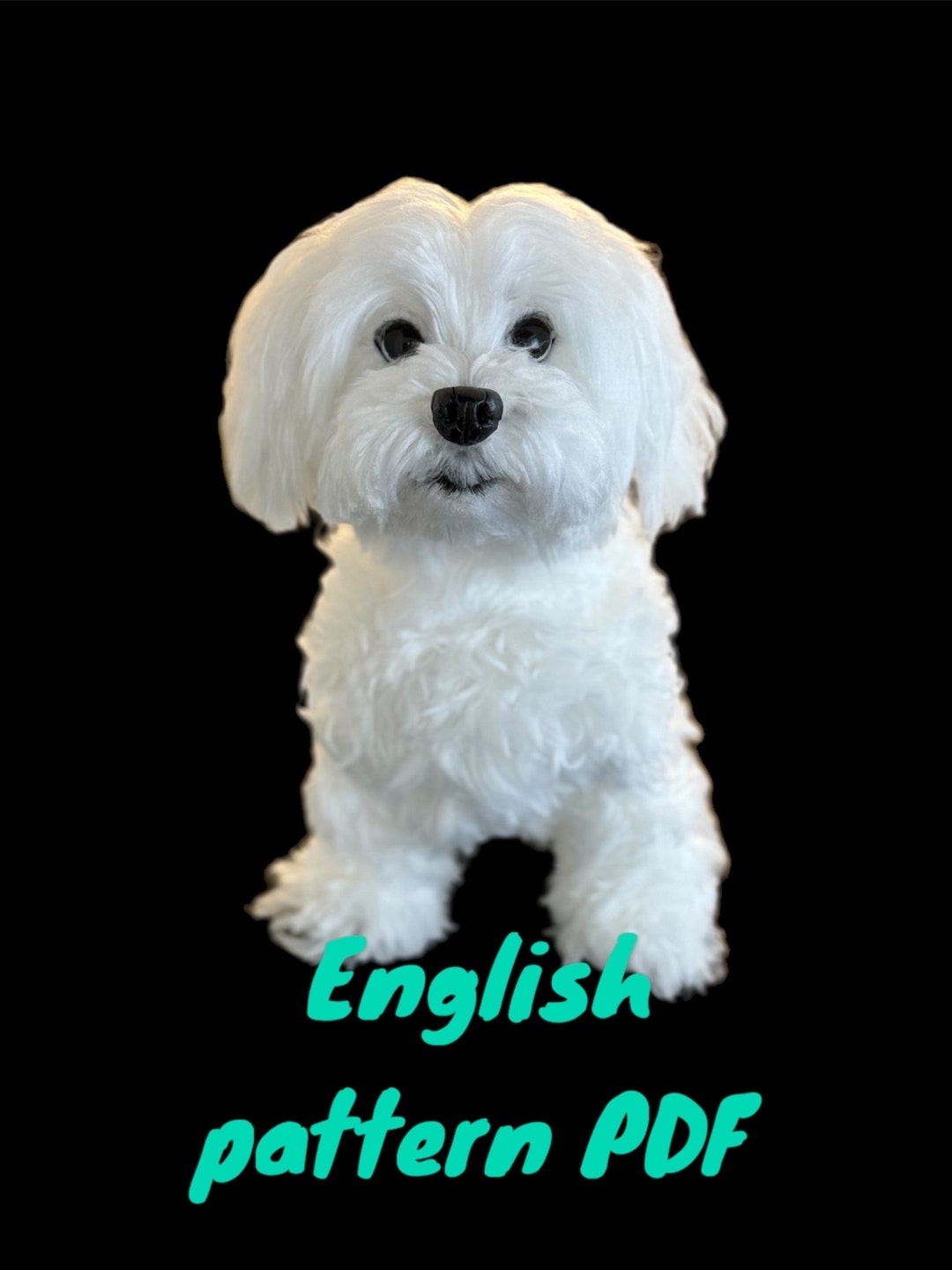 Realistic Bichon, Crochet Pattern in English, Digital PDF - Etsy