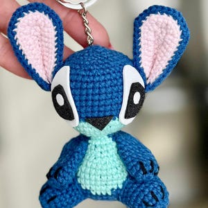 Stitch Crochet Pattern: Amigurumi Keychain PDF Tutorial