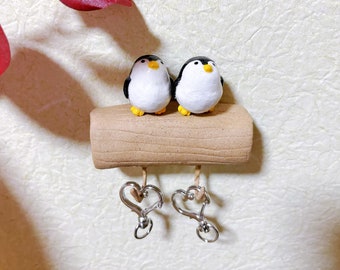 Personalised Penguin key hook｜Couples key hook｜Penguin Gift