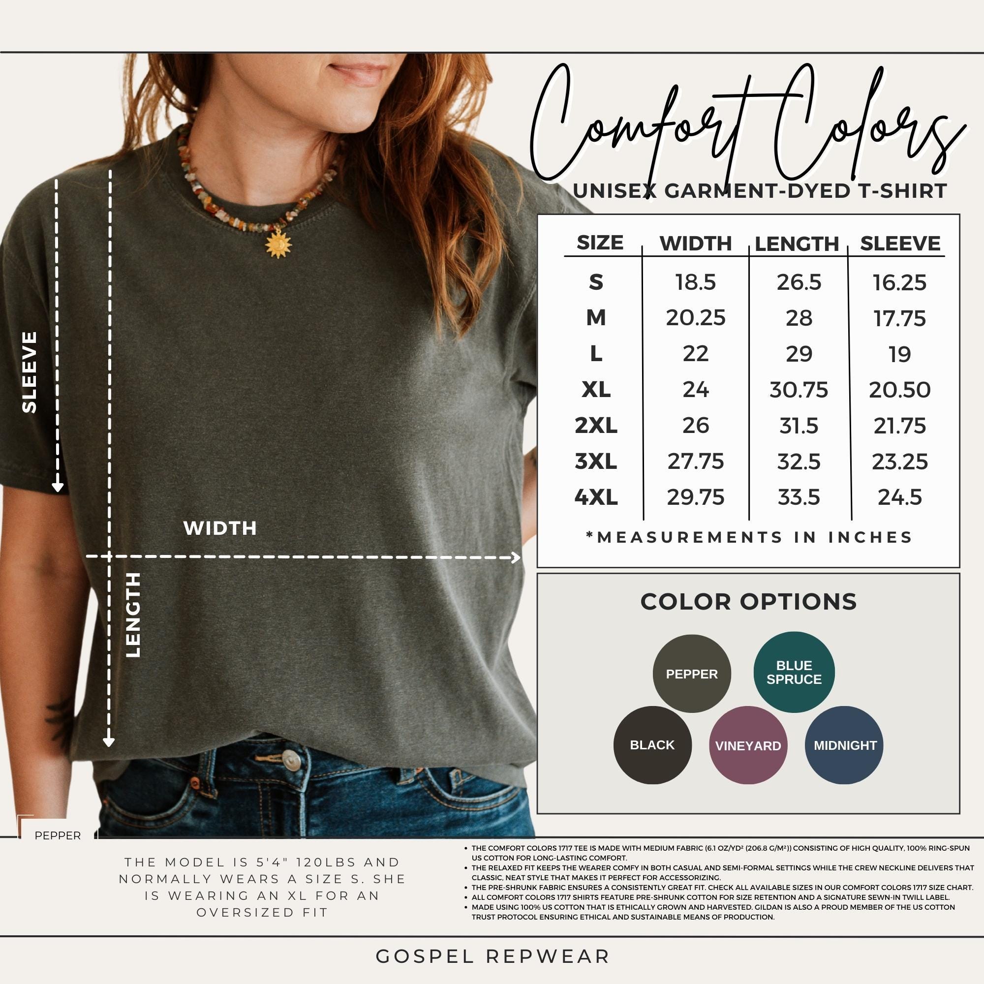 Fruits of the Spirit Lemon Shirt, Comfort Colors Shirt, Christian Women ...