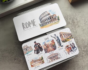 ROME Travel Savings Challenge | A6 Matte Laminated Tracker