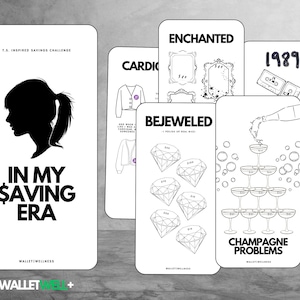 In My Saving Era - Pack défi épargne A6 | 13 défis | Papier cartonné
