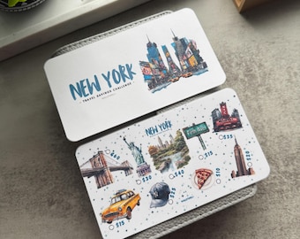 NYC Travel Savings Challenge | A6 Matte Laminated Tracker