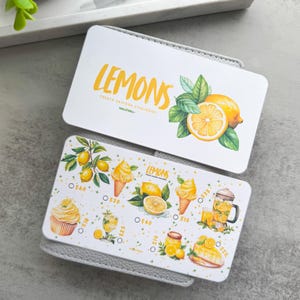CITRONS ! Défi d'économies de friandises | Tracker A6 laminé mat