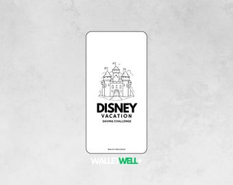 THEME PARK VACATION - A6 Saving Challenge Pack | Cardstock