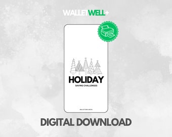 HOLIDAY Savings Challenges - Printable - Digital Download