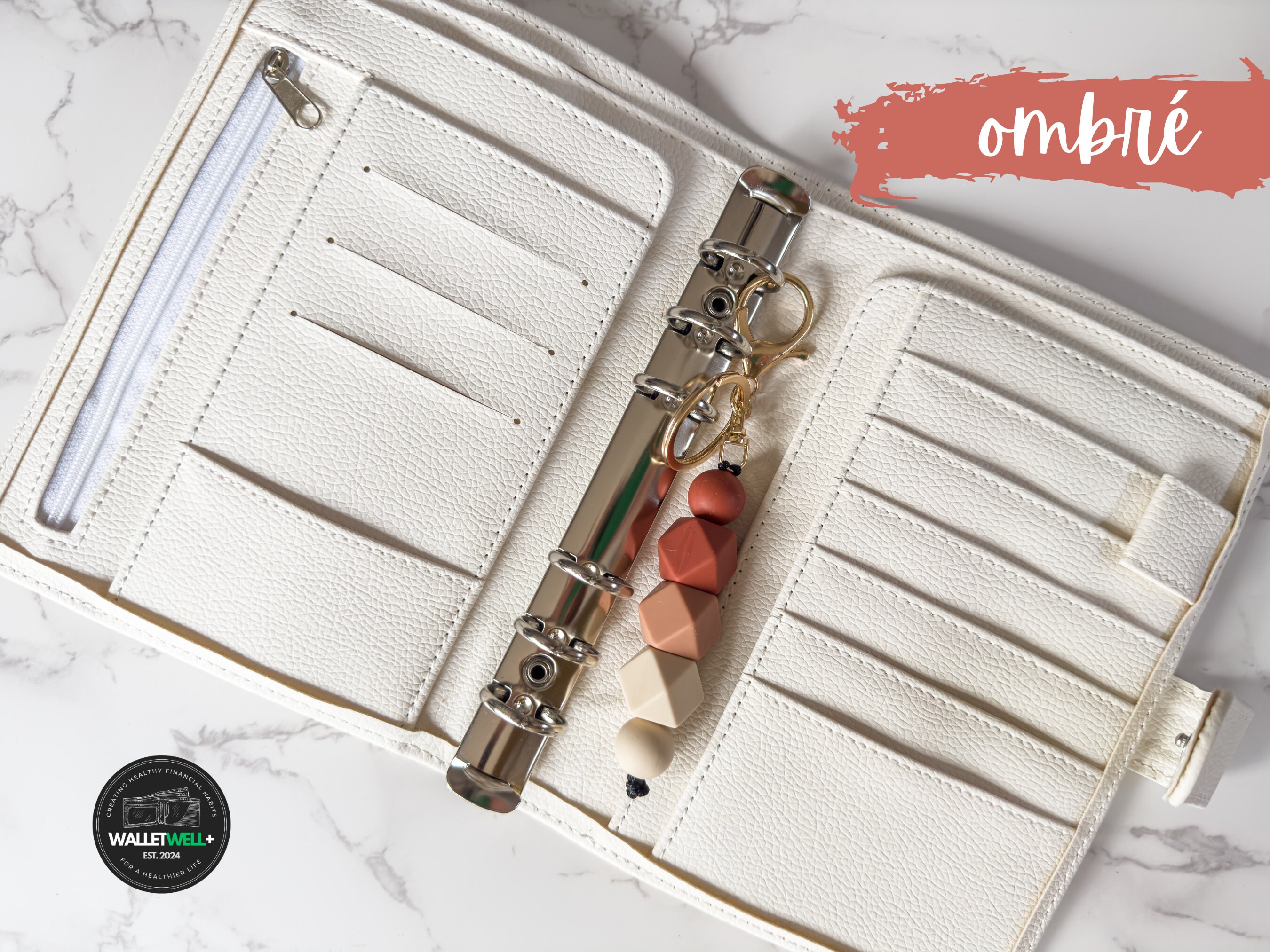 Silicone Beaded Keychain and Planner Charm | Cash Budgeting Binder ...