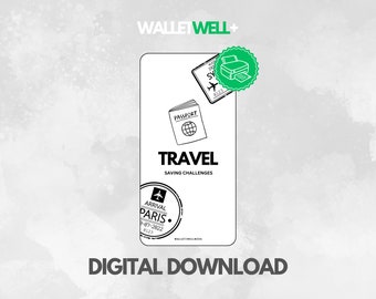 TRAVEL Savings Challenges - Printable - Digital Download