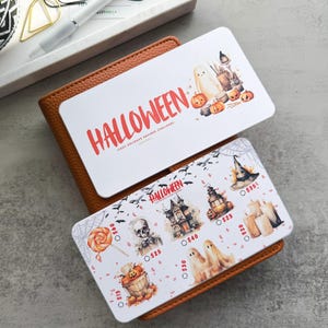 HALLOWEEN ! Défi économique pour les Fêtes | Tracker A6 laminé mat