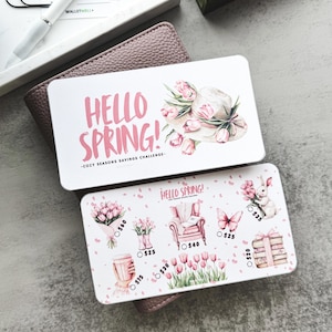 BONJOUR PRINTEMPS ! Défi économique Cosy Seasons | Tracker A6 laminé mat