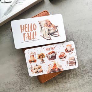 BONJOUR L'AUTOMNE ! Défi économique Cosy Seasons | Tracker A6 laminé mat