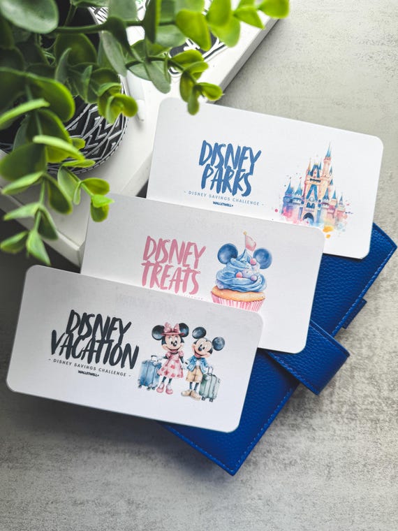 THEME PARK VACATION | A6 Matte Laminated Savings Challenge Pack