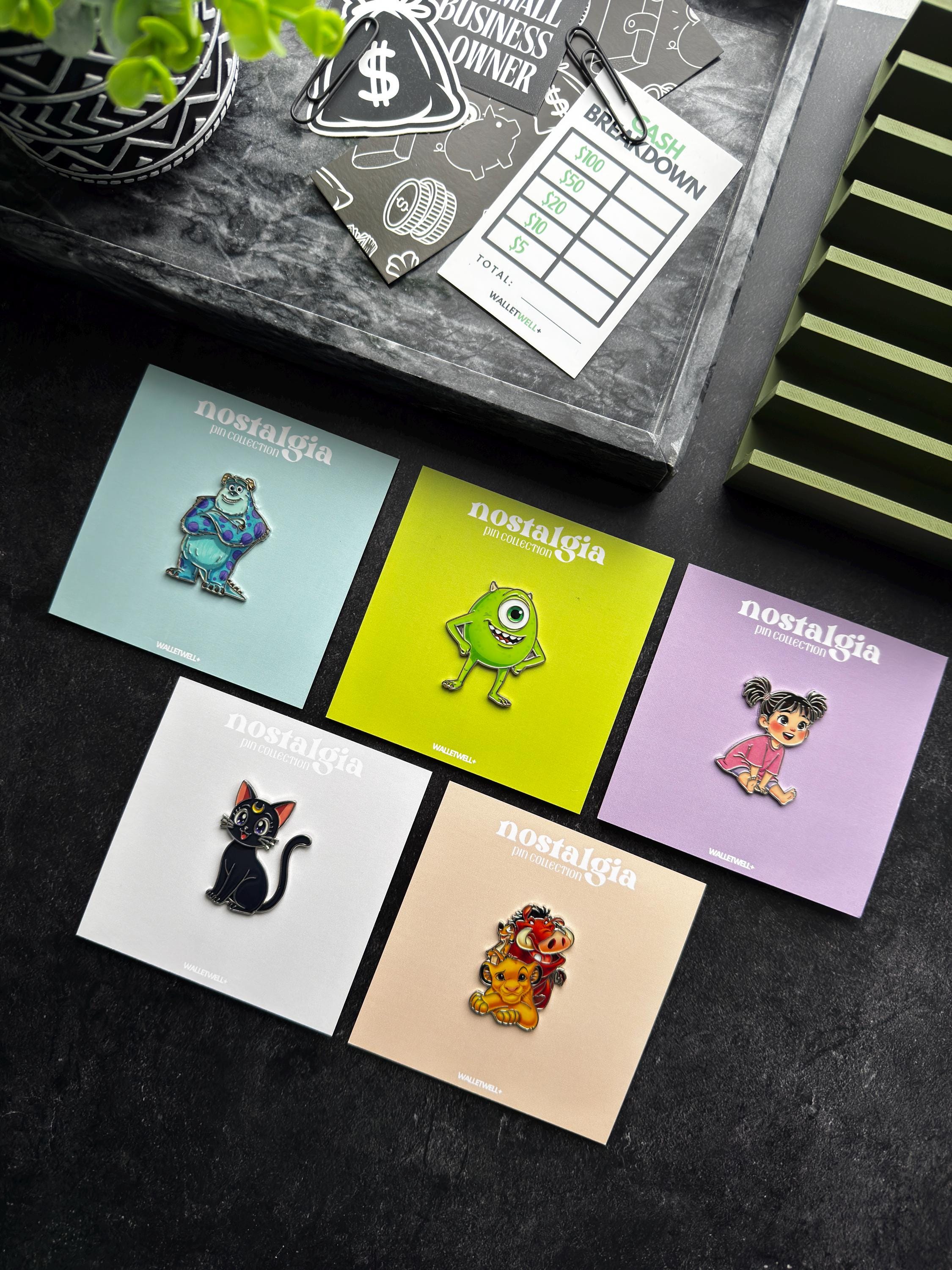 Time Again Pin Nostalgia Pin Collection | Throwback Magnetic Enamel Pins for Budget ...