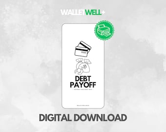 DEBT PAYOFF Savings Challenges - Printable - Digital Download