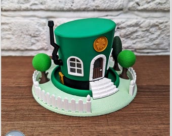 St Patrick's Day Leprechaun Fairy House | 3d Printed | Home/Seasonal Decor | Leprechaun Trap