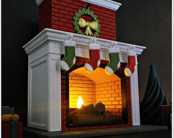 Tea Light Christmas  Fireplace