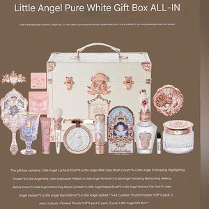 Flower Knows Little Angel Swan Belle Never Shop Make Up Box All In Gift Set Sprookje Prinses Godin Verjaardag Huwelijkscadeau Vrouwen tas