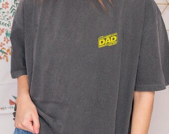 Camiseta bordada "Mejor papá en la galaxia", "Mejor papá en la galaxia", "Mejor papá espacial", "Mejor papá interestelar", "Mejor papá cósmico en colores cómodos"