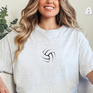 Embroidered Volleyball Shirt, Volleyball Game Day Shirts, Volleyball Mama Mom Gift, Retro Volleyball Shirt, Volleyball Mom Shirt, Volleyball