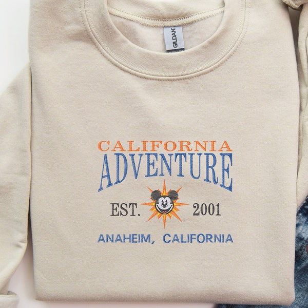 Embroidered Disneyland California Adventure Shirt, Disneyland Shirts, Disneyland California, Family Disney Shirt, Unisex Disneyland shirt