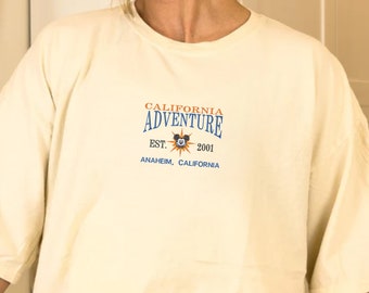 Embroidered Disneyland California Shirt, Vintage Disneyland Shirts, Family Vacation Tees, California Shirt, Universal Studio Trip Shirt