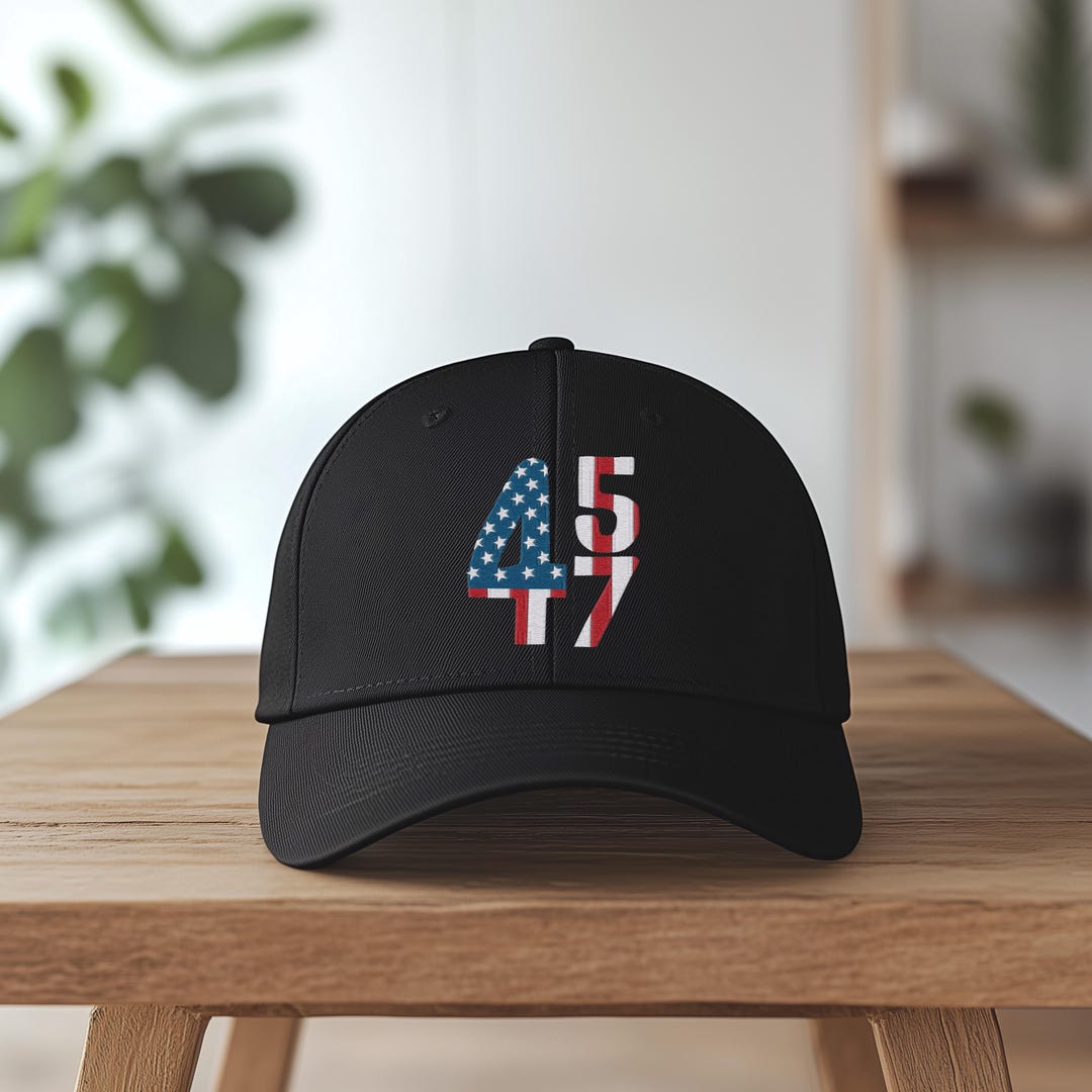 Embroidered Trump 45 47 Hat, Trump Baseball Cap, Men Hat, Women ...