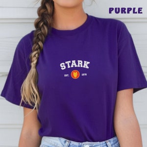Embroidered Stark Est 1970 Shirts, Ironman T-Shirt, Tony Stark Tee, Avengers Team T-shirt, Superhero Shirt 画像 7